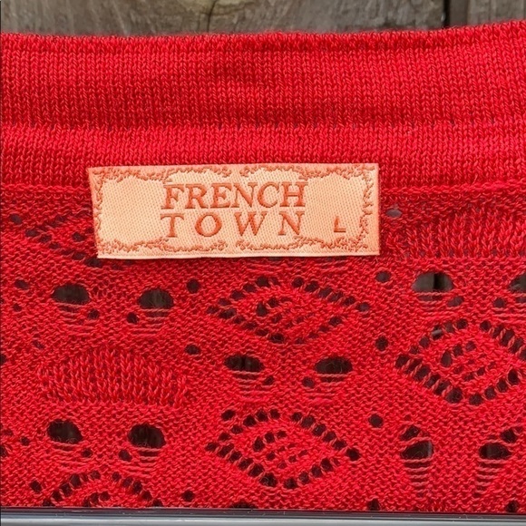 VINTAGE French Town Sweater Size Large - Picture 3 of 8